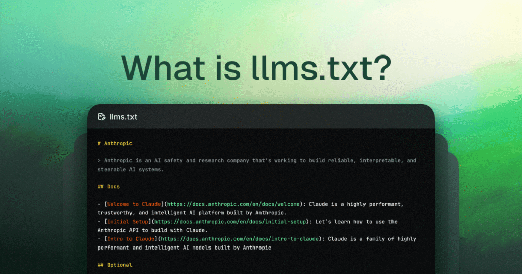 Understanding LLM.txt: A New Standard for AI Transparency 1 - Kalyan Technology Understanding LLM.txt